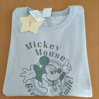 ディズニー(Disney)の新品Disneyミッキーマウス半袖TシャツL(Tシャツ(半袖/袖なし))