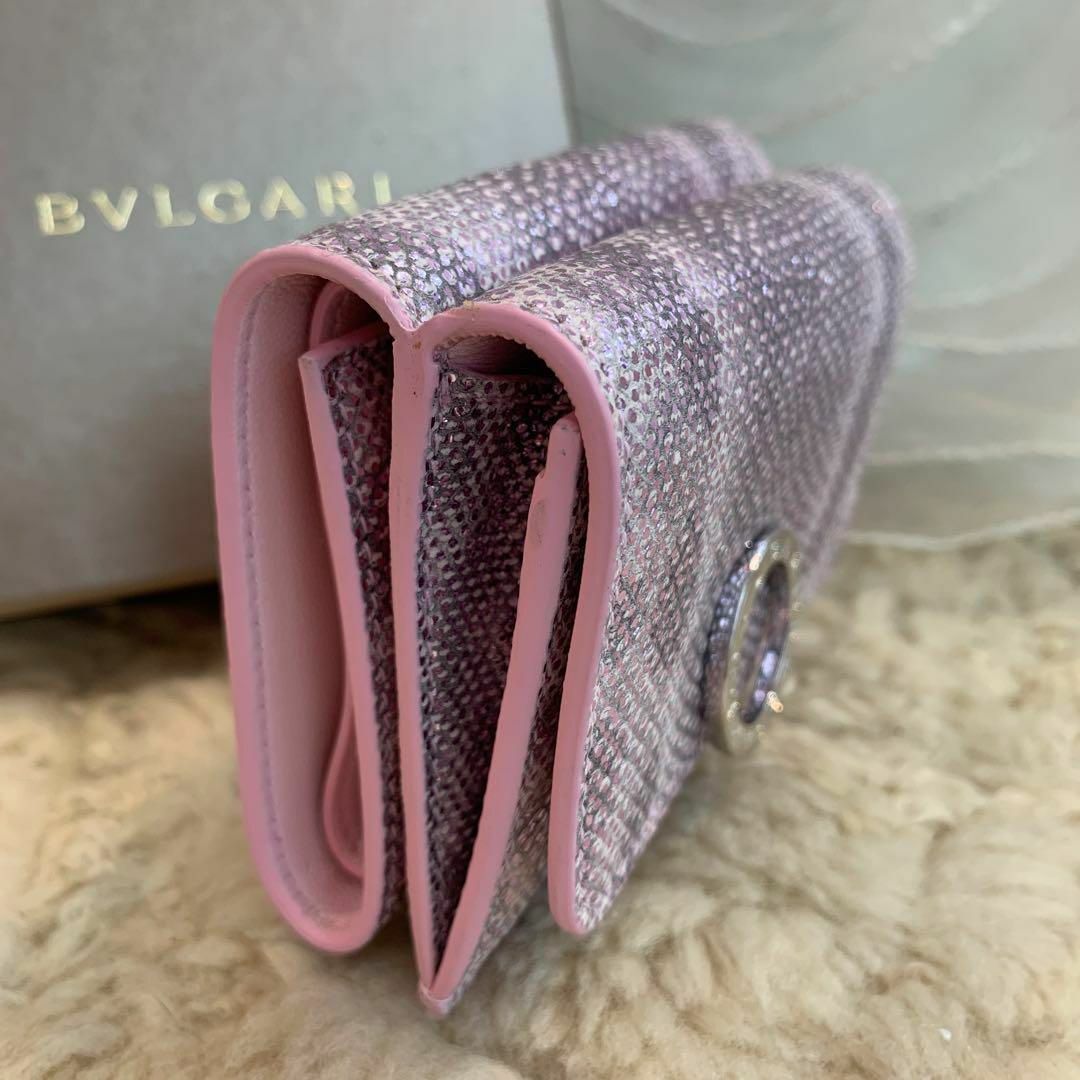 BVLGARI - ☆未使用品☆BVLGARI ロゴクリップ 三つ折りコンパクト財布