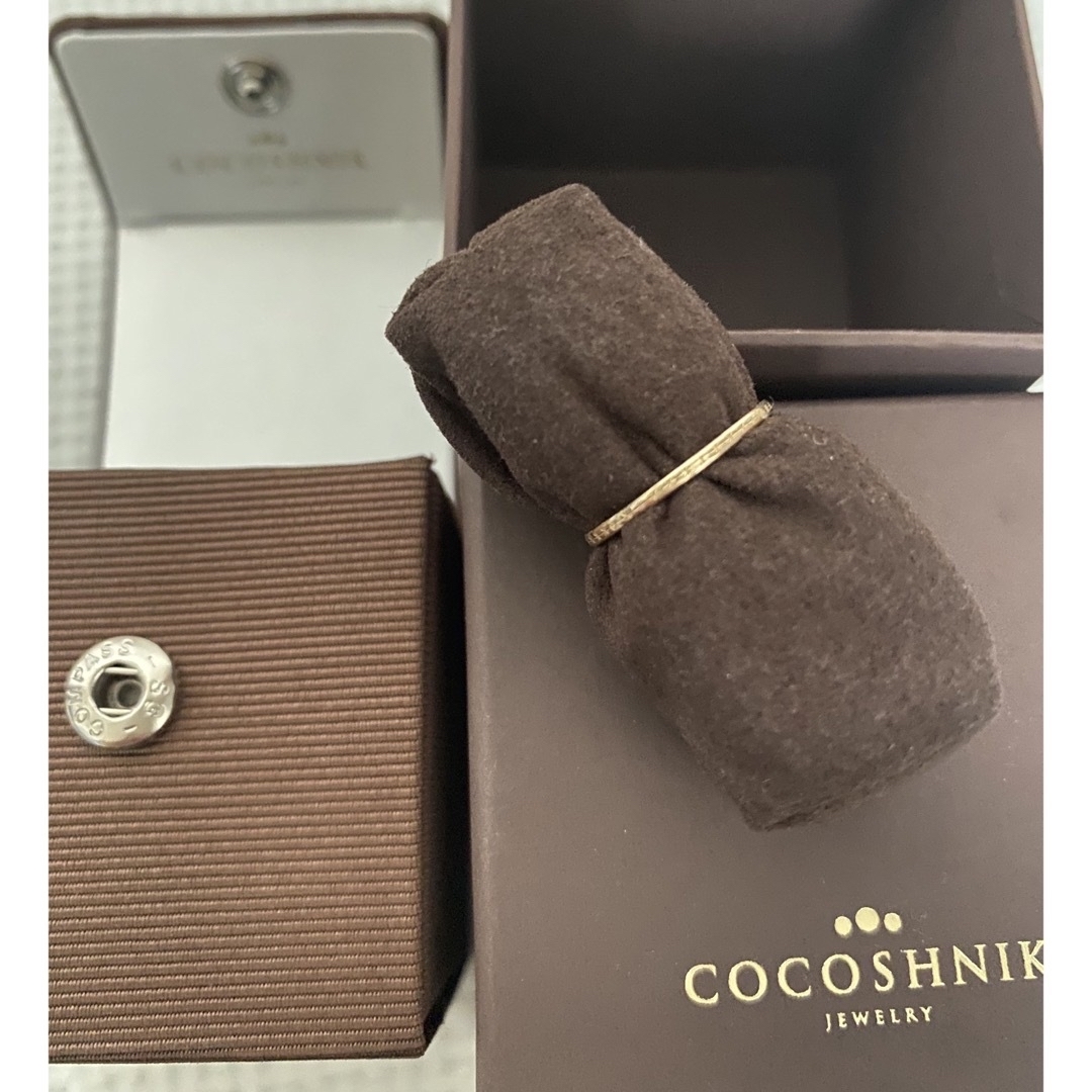 COCOSHNIK(ココシュニック)のCOCOSHNIK K10 YG リング  レディースのアクセサリー(リング(指輪))の商品写真