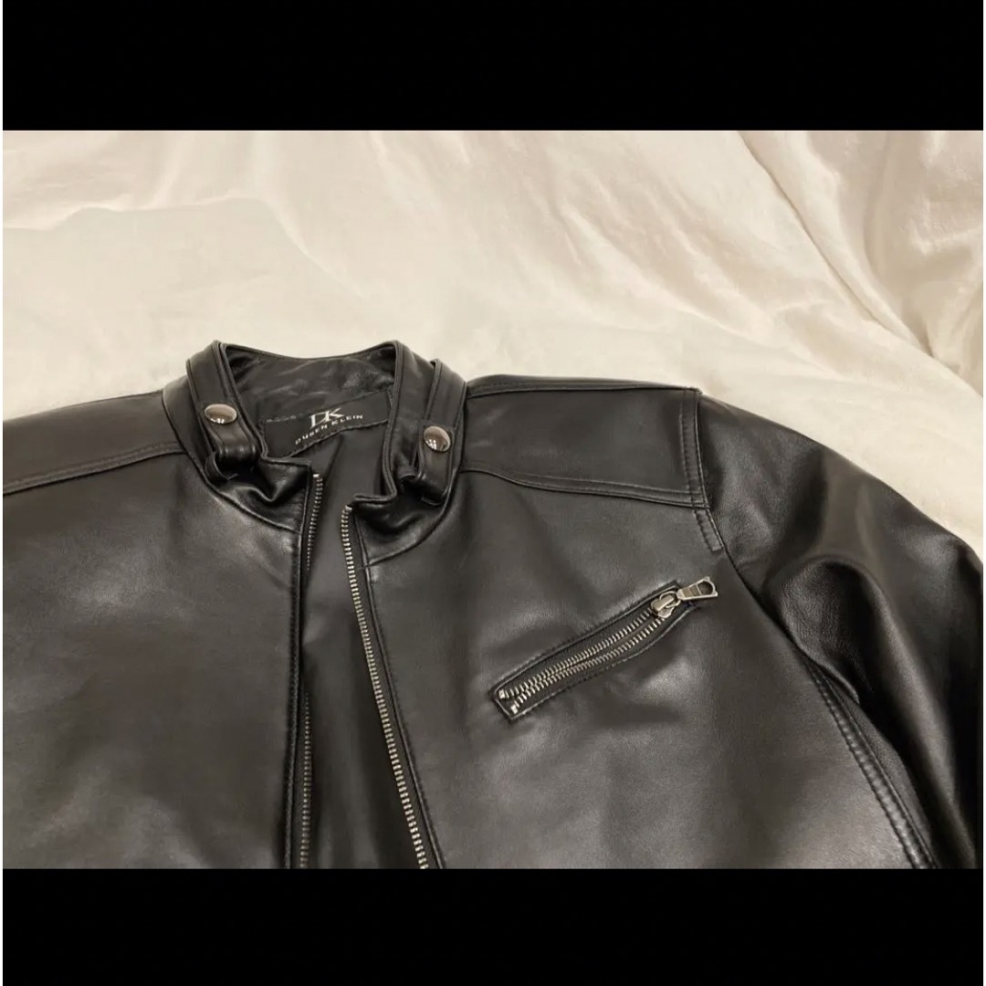 【美品】DUSEN KLEIN ライダースジャケット レザージャケット シングル