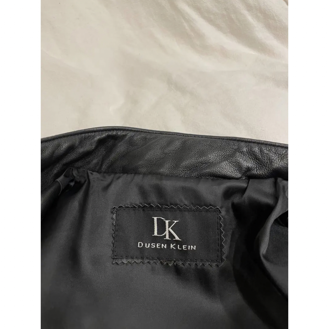 【美品】DUSEN KLEIN ライダースジャケット レザージャケット シングル
