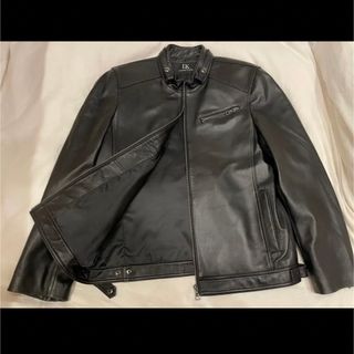 美品】DUSEN KLEIN ライダースジャケット レザージャケット シングルの
