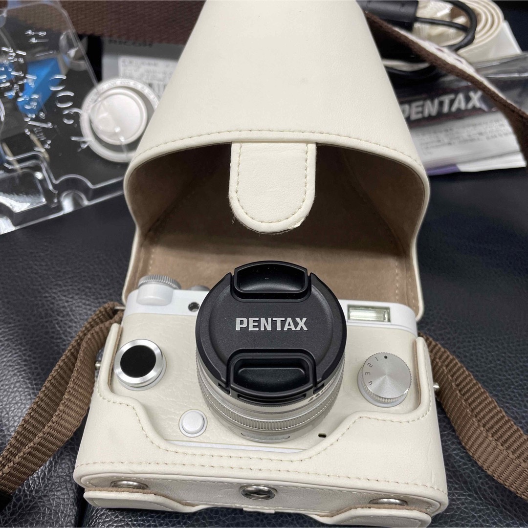 PENTAX Q-S1 Q-S1 ズームレンズキット WHITE/CREAM - ミラーレス一眼