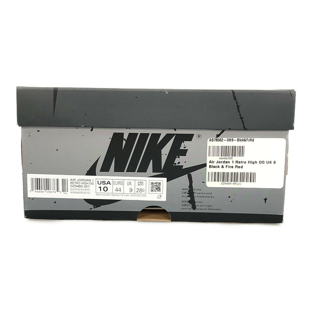 NIKE - NIKE ナイキ DZ5485-051 AIR JORDAN 1 RETRO HIGH OG Black and