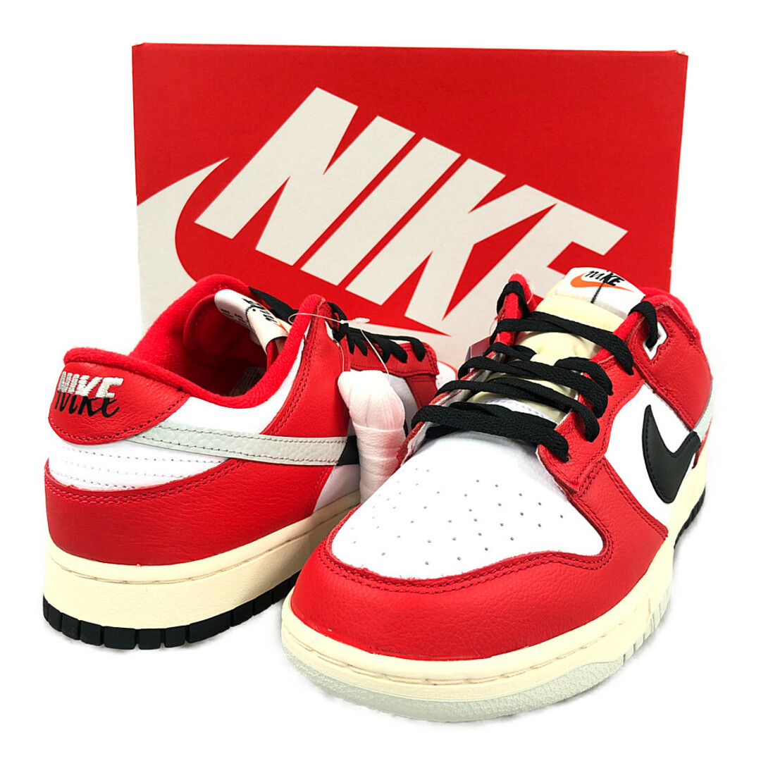 NIKE ナイキ DZ2536-600 DUNK LOW RETRO PRM Chicago Split シカゴ スプリット シューズ 白×赤 US10=28cm 正規品 / 31903