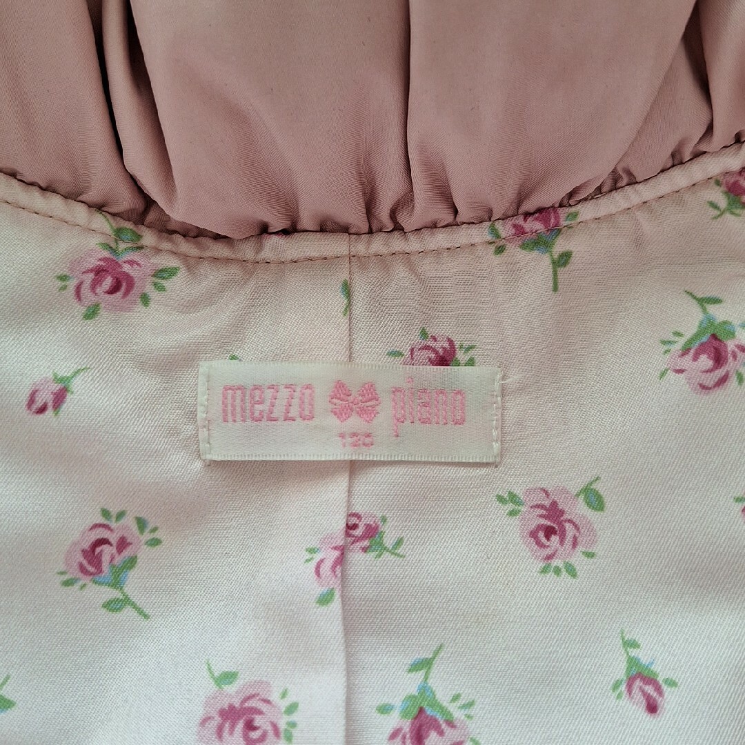 mezzo piano(メゾピアノ)のmezzo piano メゾピアノ　ダウンコート キッズ/ベビー/マタニティのキッズ服女の子用(90cm~)(コート)の商品写真