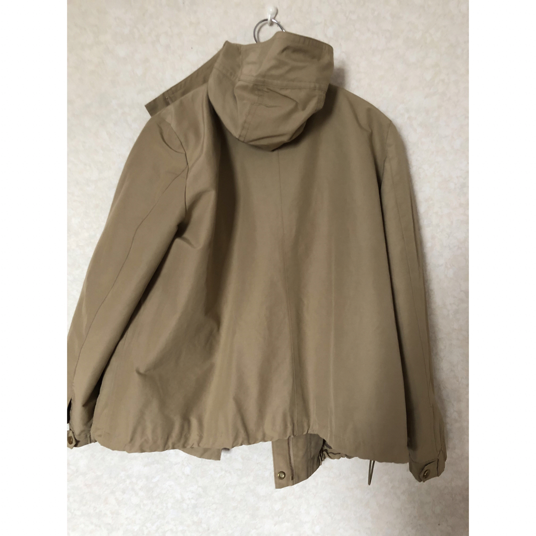 qualite カリテ N/Cブルゾン ライナー付き 36サイズ ベージュ - ブルゾン