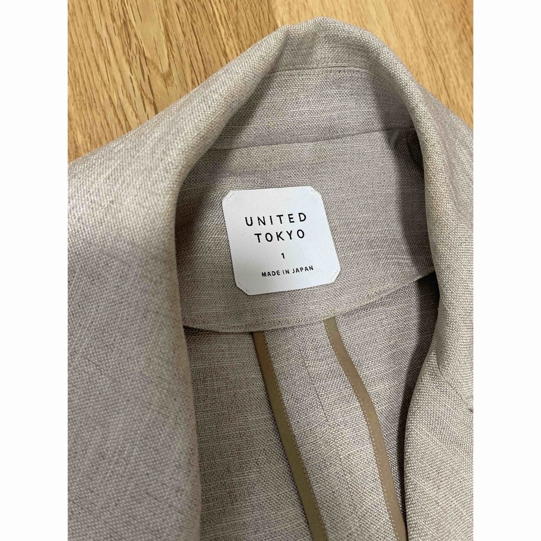 UNITED TOKYO(ユナイテッドトウキョウ)のUnited Tokyo 18SS リネンライクアルスターコート　ポリエステル メンズのジャケット/アウター(トレンチコート)の商品写真