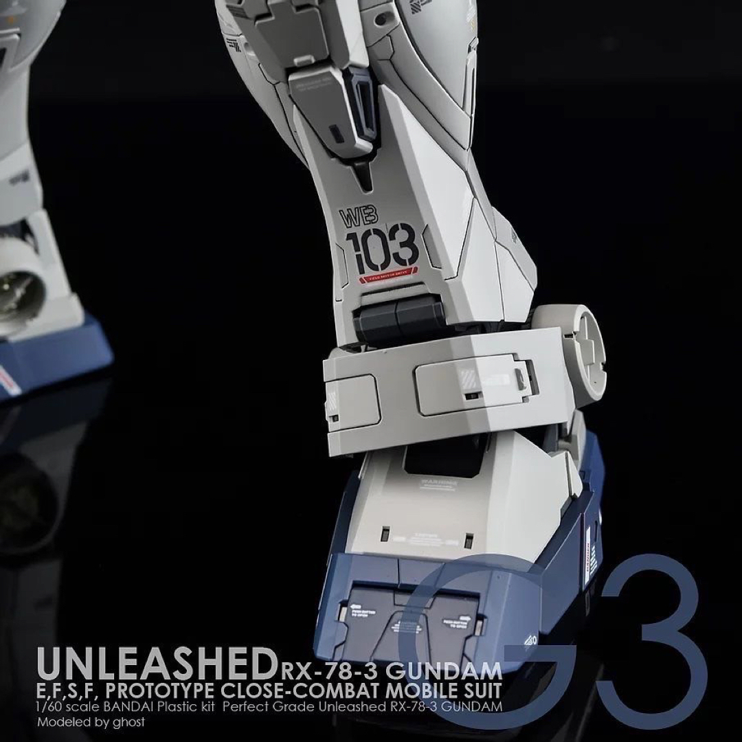 PG UNLEASHED 1/60 RX-78-3 G3ガンダム用水転写式デカーの通販 PG UNLEASHED 1/60 RX-78-3 G3ガンダム用水転写式デカーの通販