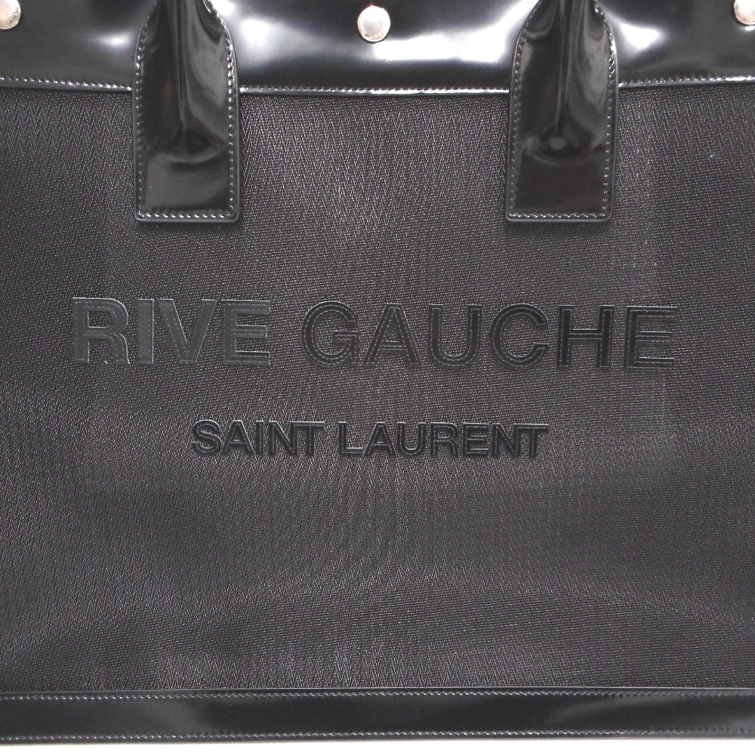 Saint Laurent(サンローラン)のサンローラン  リヴゴーシュ RIVE GAUCHE トートバッグ メッシュ ブラック レディース SAINT LAURENT 中古 美品 ID331951 レディースのバッグ(トートバッグ)の商品写真