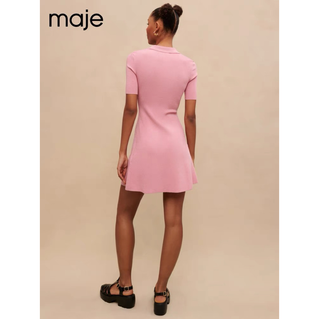 maje - ❤️maje 新作 新品 ピンク ワンピース 綺麗 上品の通販 by