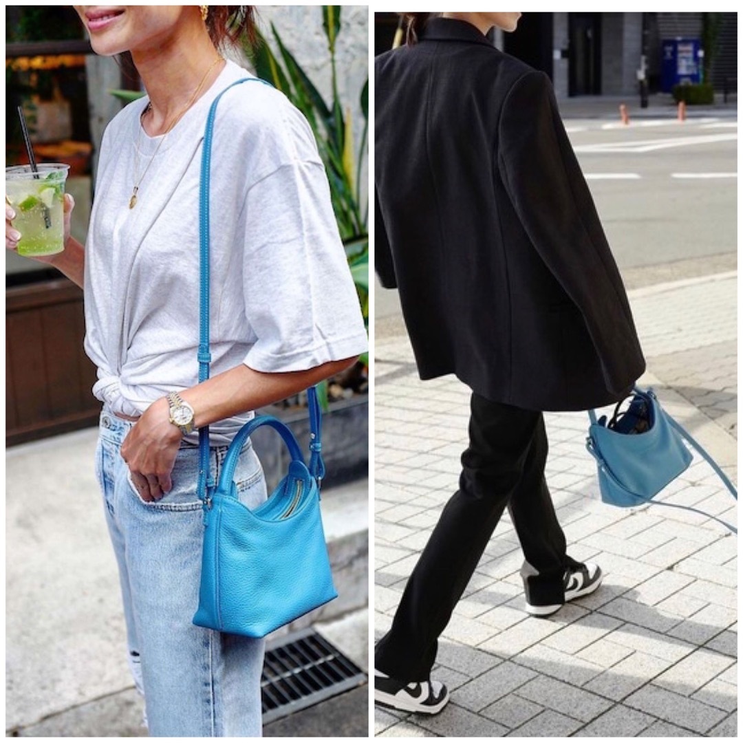 AYAKO BAG アヤコバッグ　One Handle Bag Sky Blue