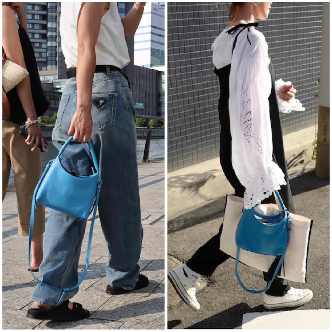 AYAKO BAG アヤコバッグ　One Handle Bag Sky Blue