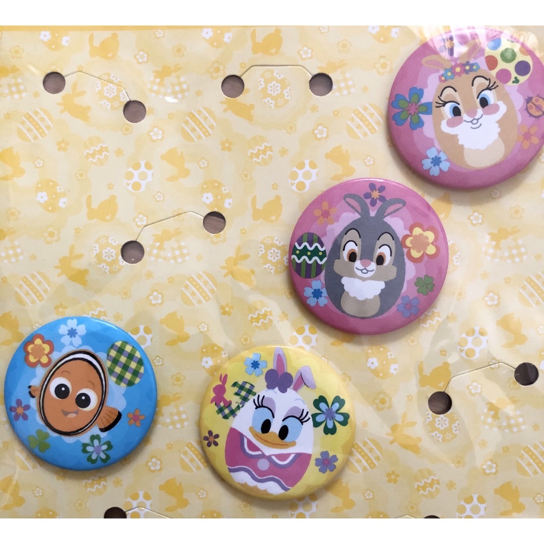 ディズニー イースター限定 たまごデザイン 何気無い 缶バッジ ディズニー イースター限定 たまごデザイン 何気無い 缶バッジ