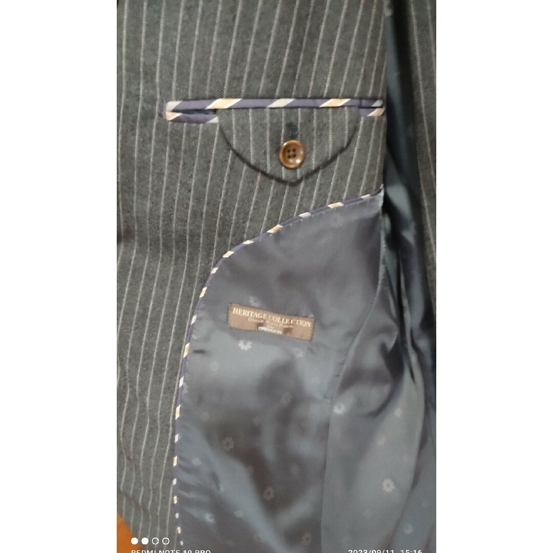 【ssny様専用】スーツ秋冬物　サイズA5 メンズのスーツ(セットアップ)の商品写真
