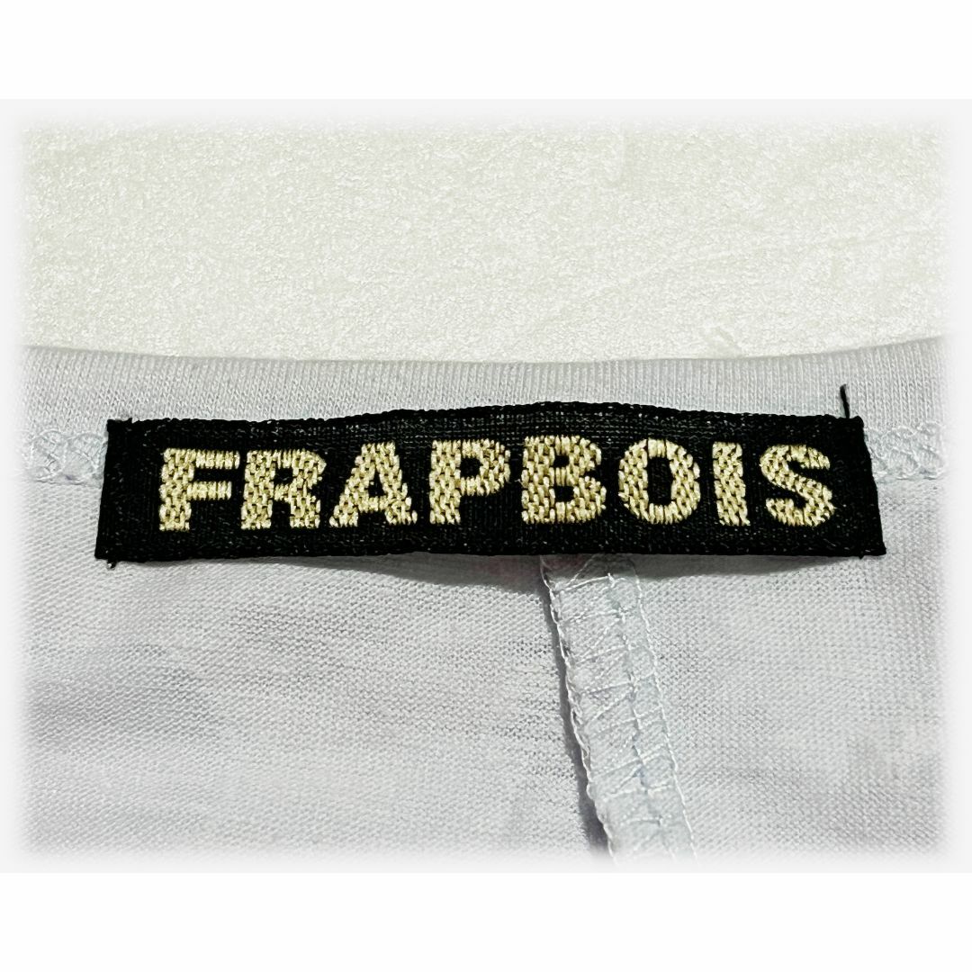 FRAPBOIS(フラボア)のフラボア アシンメトリー 天使プリント 変形Tシャツ オーバーサイズ かわいい レディースのトップス(カットソー(半袖/袖なし))の商品写真