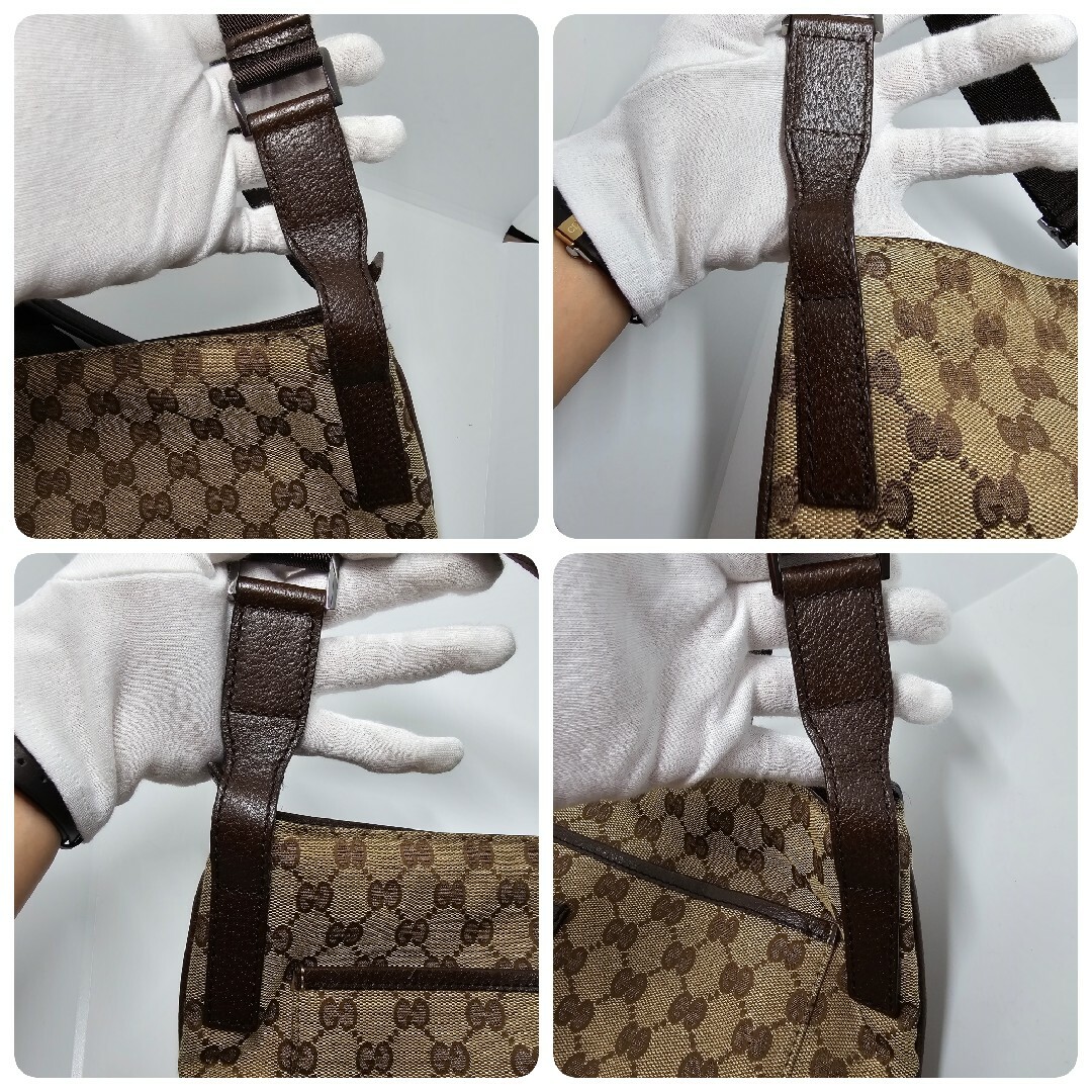 Gucci(グッチ)のGUCCI グッチ ショルダーバッグ GGキャンバス レディースのバッグ(ショルダーバッグ)の商品写真