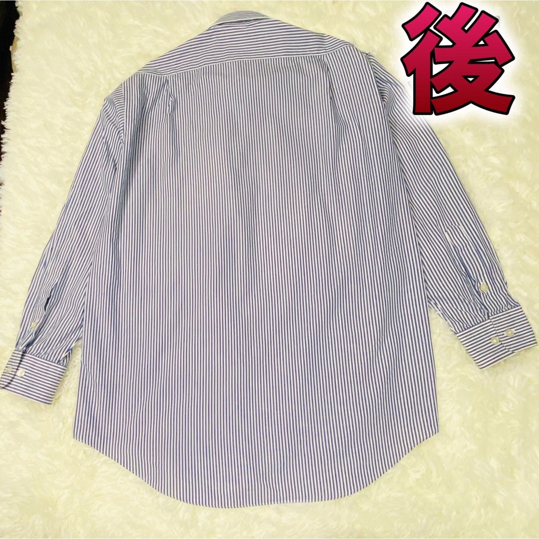 AQUA SCUTUM(アクアスキュータム)のアクアスキュータム 長袖ドレスシャツ Lサイズ メンズのトップス(シャツ)の商品写真