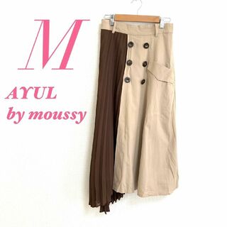 アズールバイマウジー(AZUL by moussy)のAZUL by moussy アズールバイマウジー　ロングスカート　切替　M(ロングスカート)