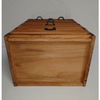 木製  4段 小物入れ 四段引出し 昭和レトロ 民芸 アンティーク 木箱