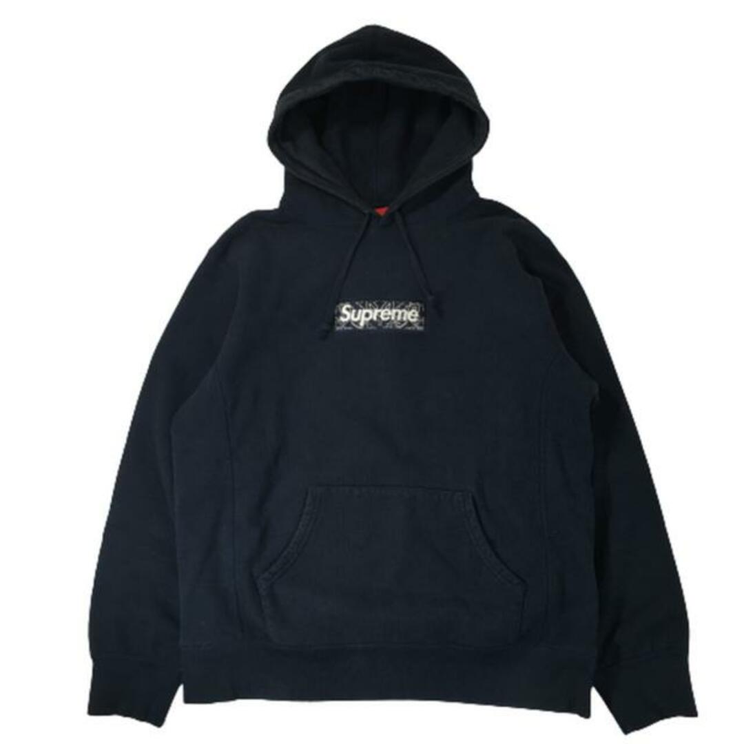 Supreme シュプリーム Bandana Box Logo Hooded Sweatshirt パーカー バンダナボックスロゴ L |  フリマアプリ ラクマ