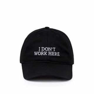 新品未使用 IDEA キャップ i don’t work here 黒(キャップ)