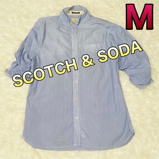 スコッチアンドソーダ(SCOTCH & SODA)のスコッチ&ソーダ 7部袖シャツ Mサイズ(シャツ)