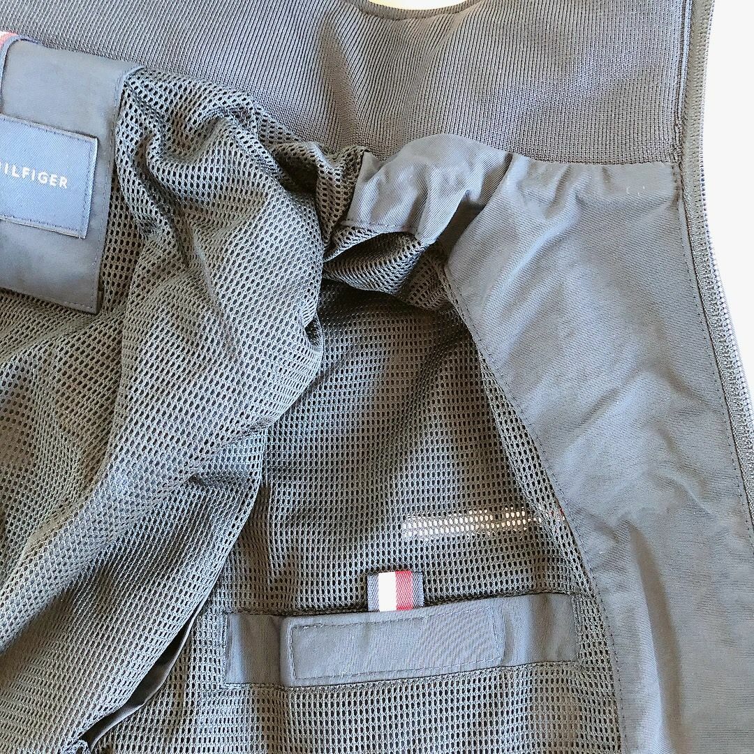 TOMMY HILFIGER - US限定 トミーヒルフィガー ネイビー ナイロン TOMMY HILFIGER - US限定 トミーヒルフィガー ネイビー ナイロン