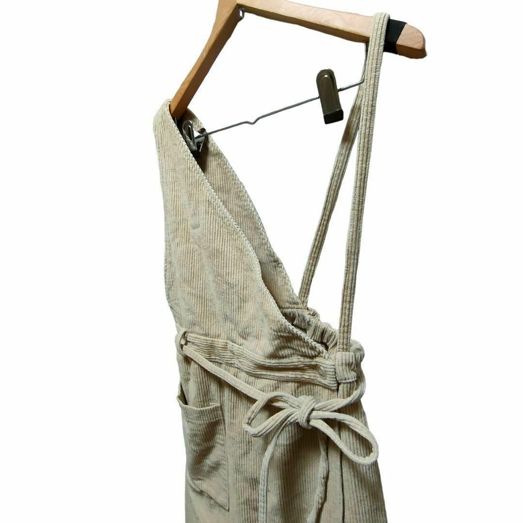 merlot(メルロー)のメルロー レディース スカート ロング 巻スカート コーデュロイ 肩ひもおしゃれ レディースのスカート(ロングスカート)の商品写真