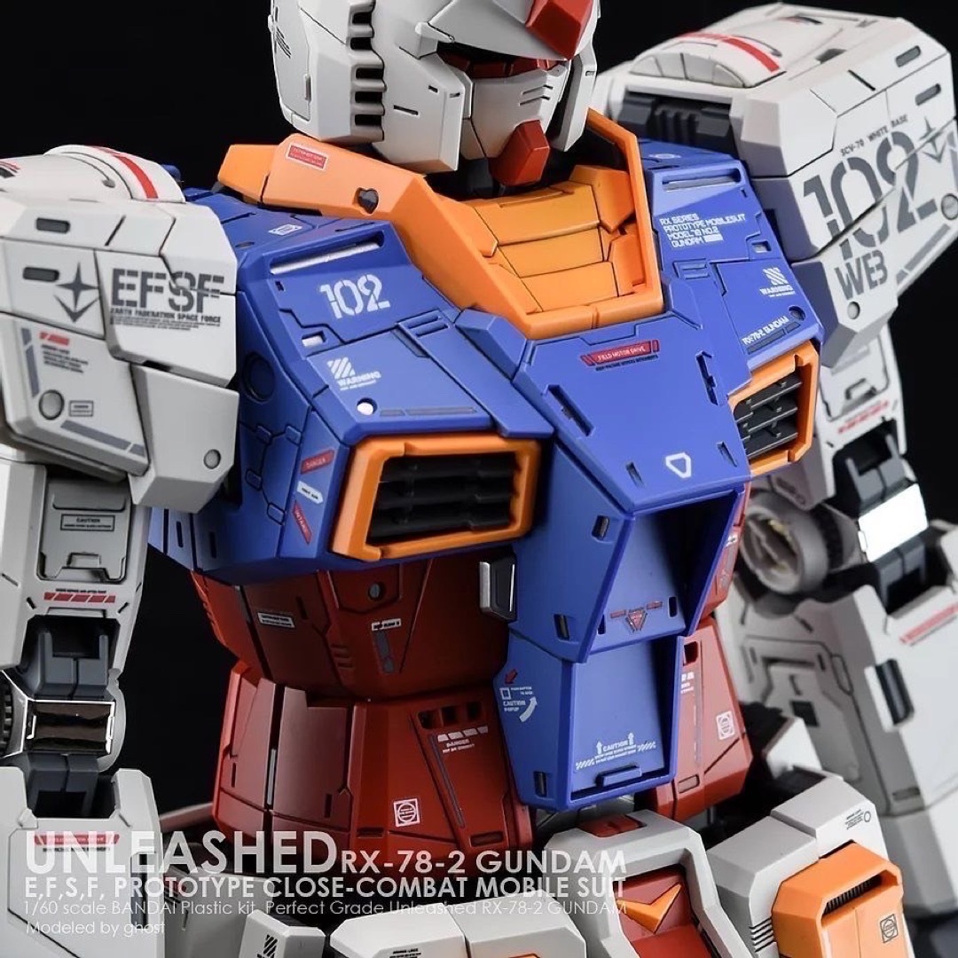 PG UNLEASHED 1/60 RX-78-2 ガンダム用水転写式デカール3の通販 by