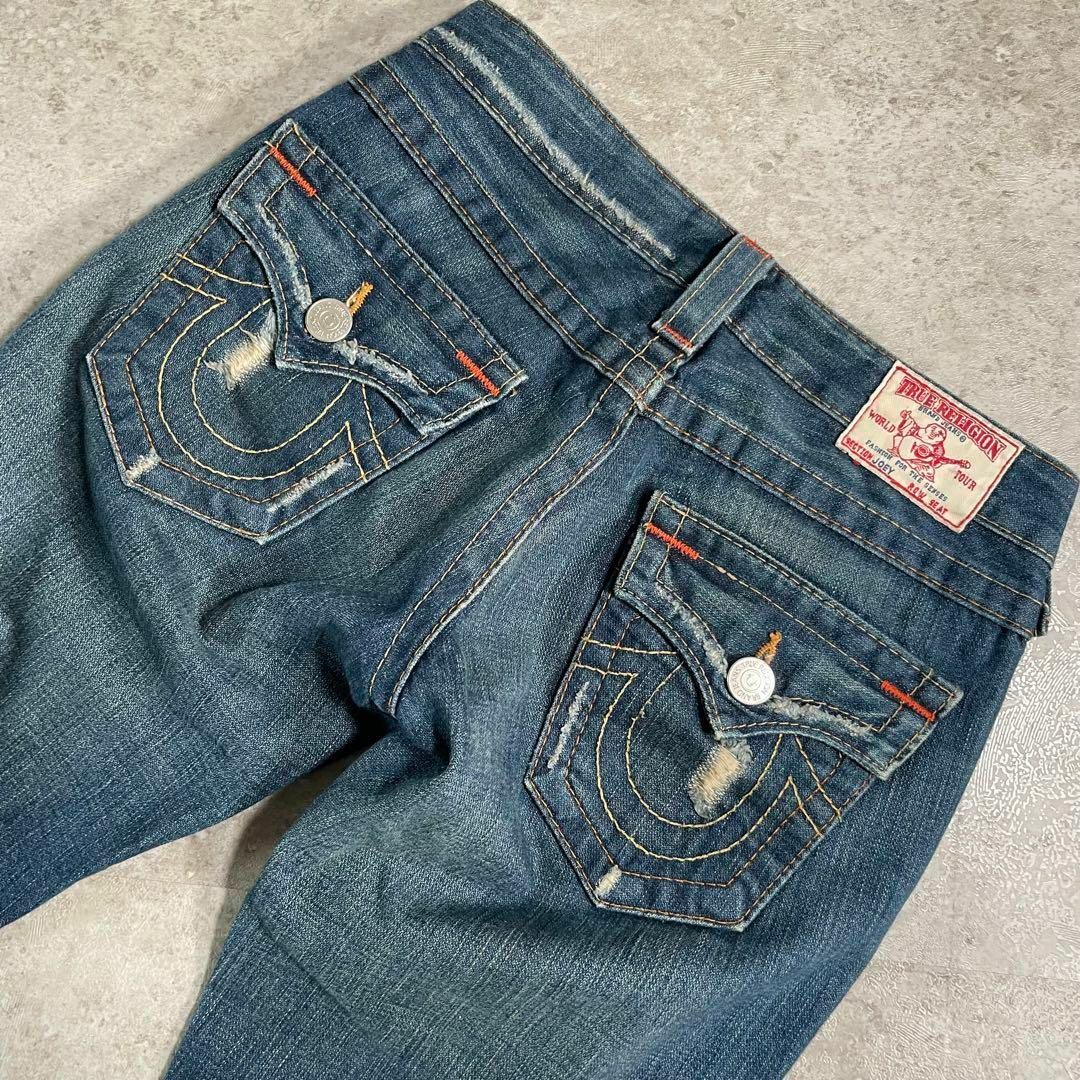 True Religion - USA製 Y2K トゥルーレリジョン ダメージデニム