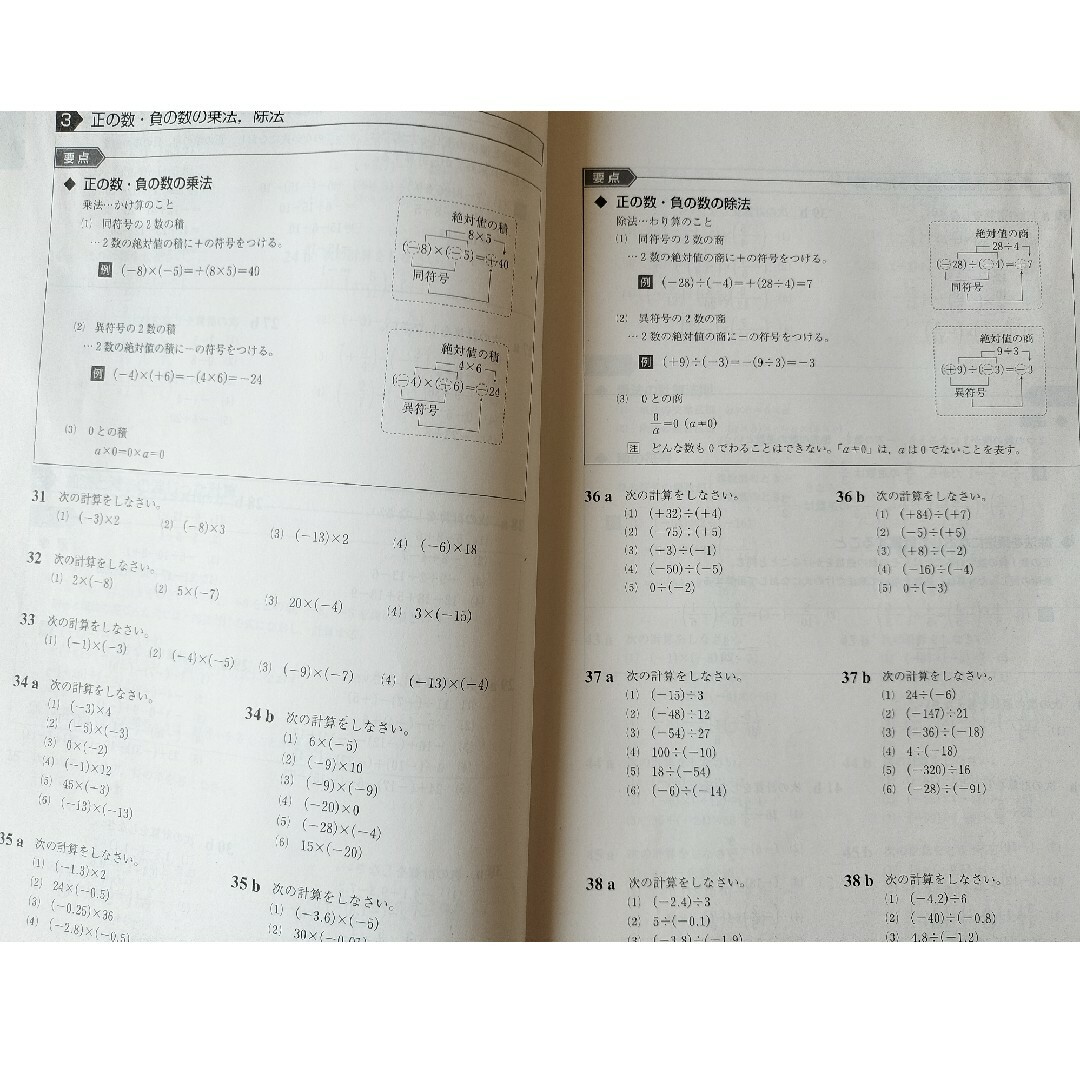 中1　数学　未来へひろがる数学1　Math Naviブック　Ｖテキスト　問題集 エンタメ/ホビーの本(語学/参考書)の商品写真