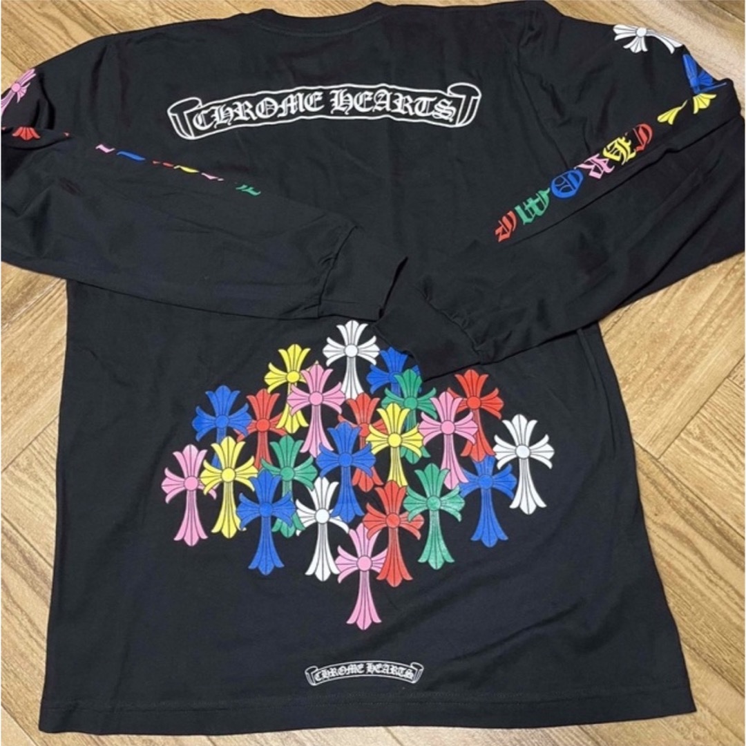 Chrome Hearts Multi Color Cross L/S Tee