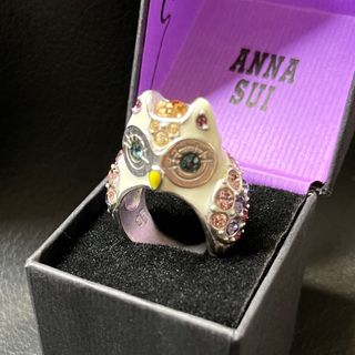 アナスイ(ANNA SUI)のANNA SUI  アナスイ　ホワイトフクロウ　リング　指輪　動物シリーズ(リング(指輪))