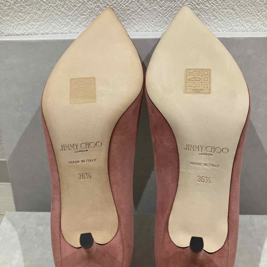 JIMMY CHOO(ジミーチュウ)の新品未使用 ジミーチュウ パンプス 36.5 24 LOVE65 レディースの靴/シューズ(ハイヒール/パンプス)の商品写真