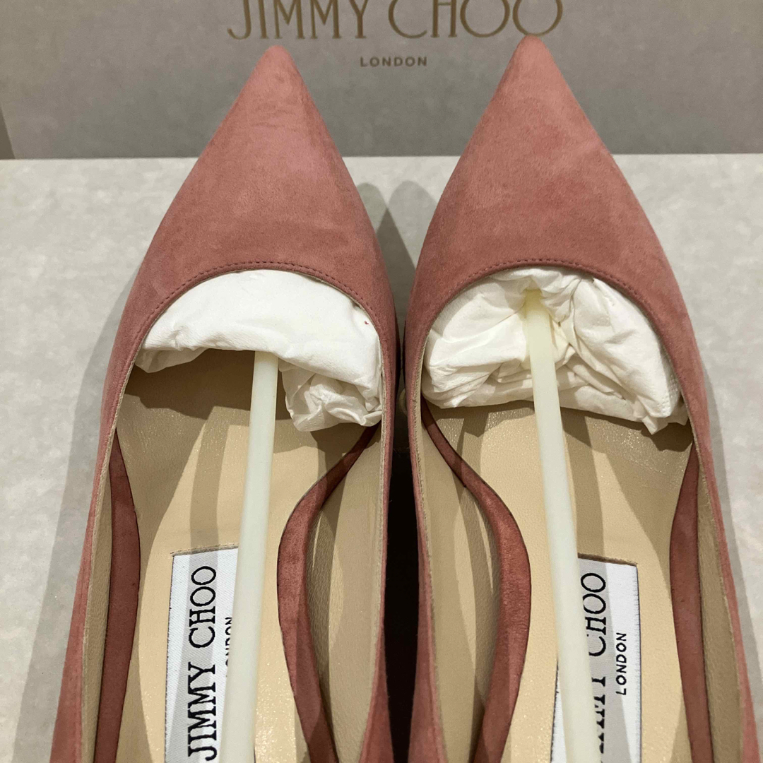JIMMY CHOO(ジミーチュウ)の新品未使用 ジミーチュウ パンプス 36.5 24 LOVE65 レディースの靴/シューズ(ハイヒール/パンプス)の商品写真