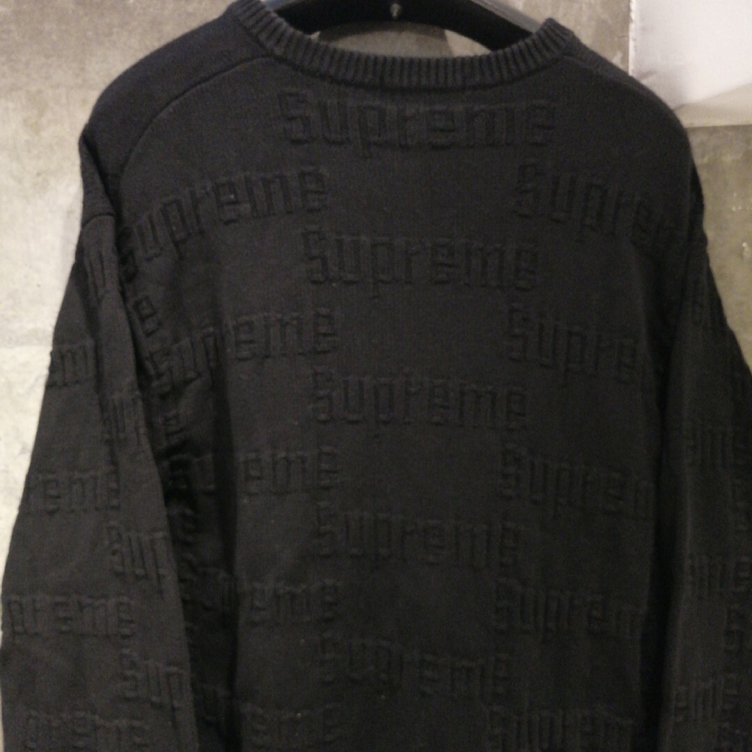 【Lサイズ　 Raised Logo Sweater】シュプリーム　ニット