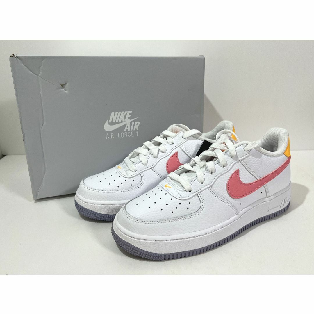 NIKE AIR FORCE 1 LOW GS WHITE 24.0cm