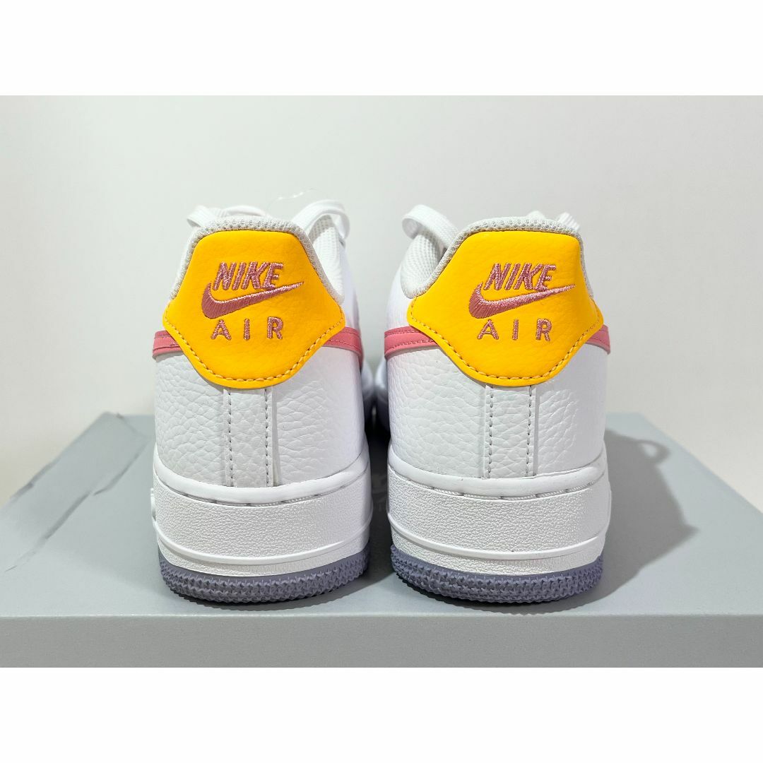 【新品】24.5cm NIKE エアフォース1 GS ホワイト/コーラルチョーク