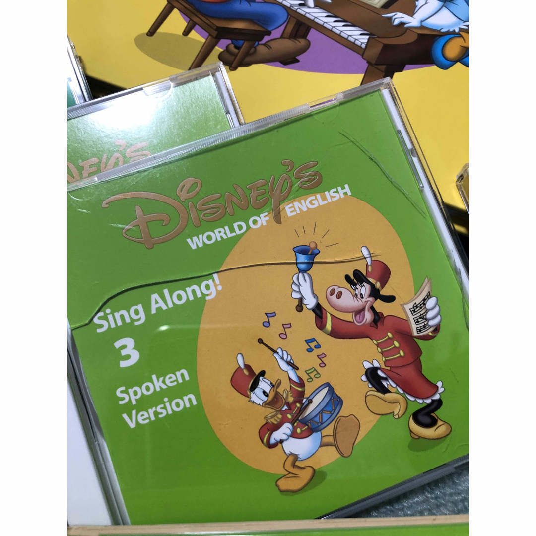 Disney - 【値下げ】ディズニー英語システム SING ALONG(DVD&CD&