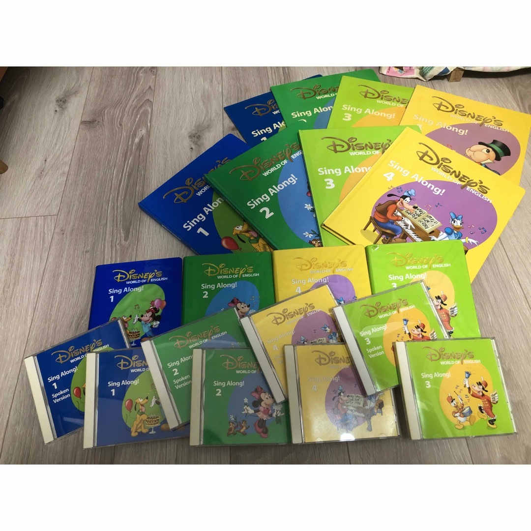 【値下げ】ディズニー英語システム SING ALONG(DVD&CD&テキスト) | フリマアプリ ラクマ