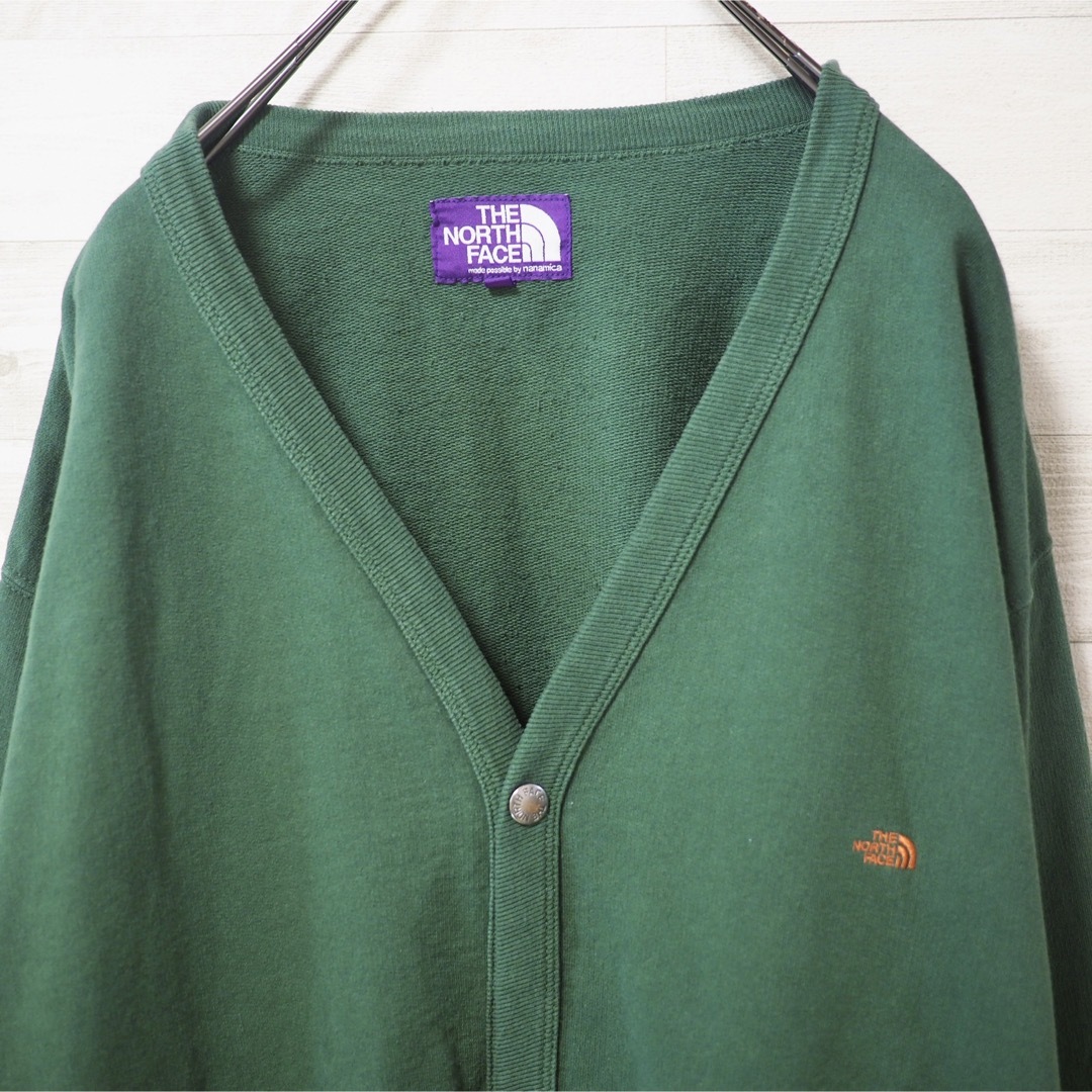 THE NORTH FACE(ザノースフェイス)のTNF Purple Label Sweat Cardigan-Green/M メンズのトップス(カーディガン)の商品写真