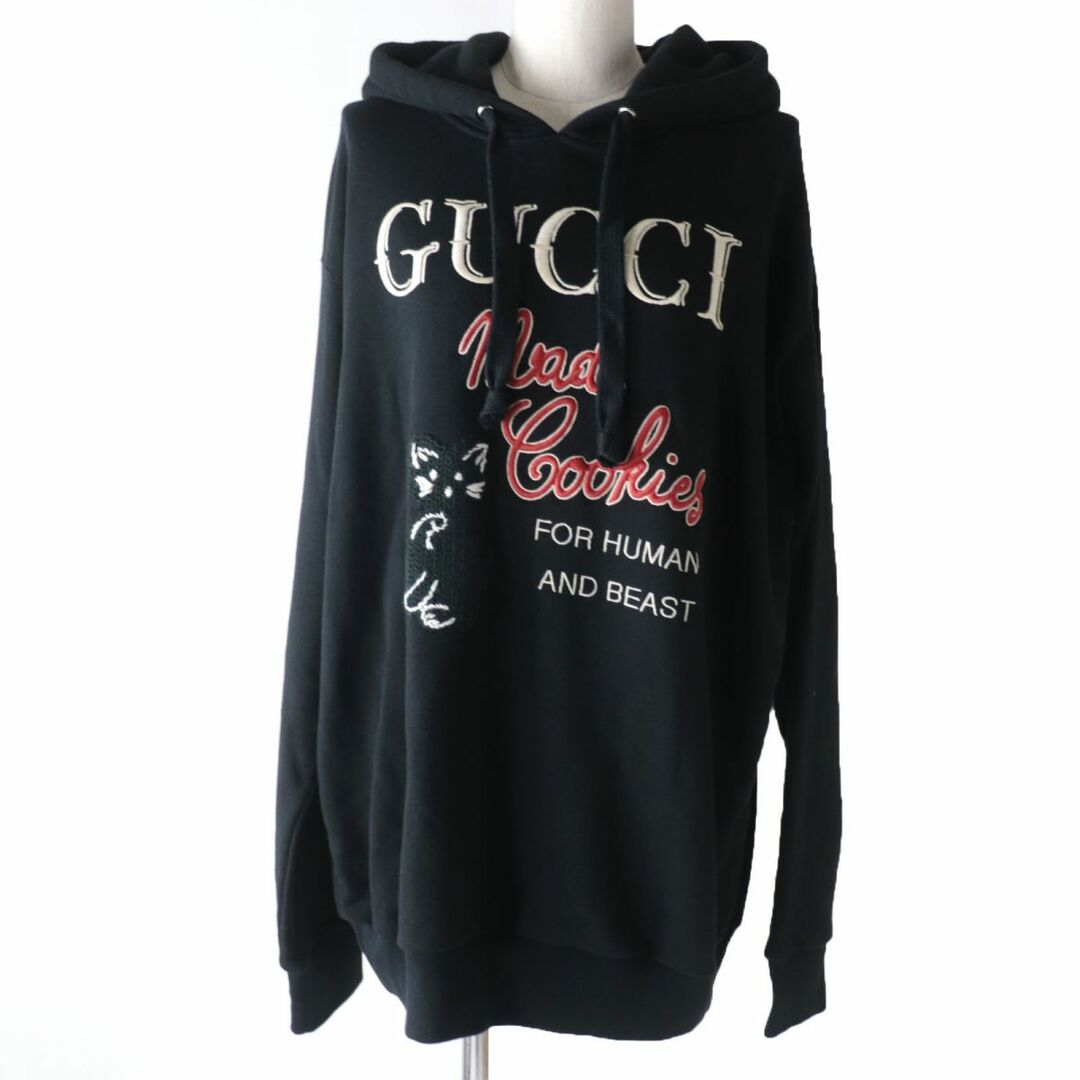 Gucci - 未使用品☆正規品 GUCCI グッチ 615061 ロゴ刺繍入り フード