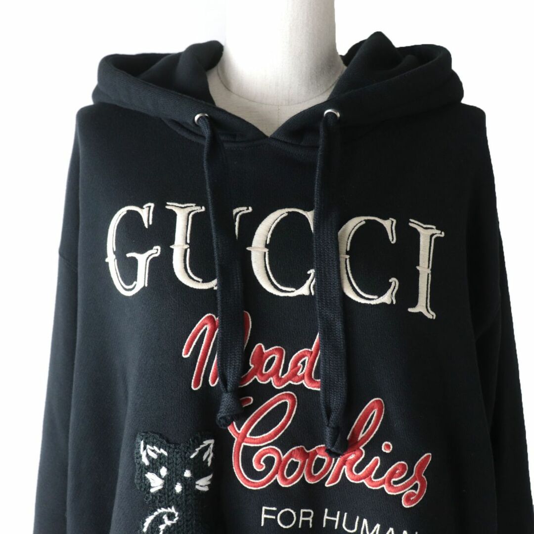 Gucci - 未使用品☆正規品 GUCCI グッチ 615061 ロゴ刺繍入り フード