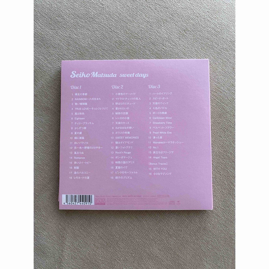 松田聖子 SWEET DAYS 3 BLU-SPEC CD2 完全生産限定盤 2