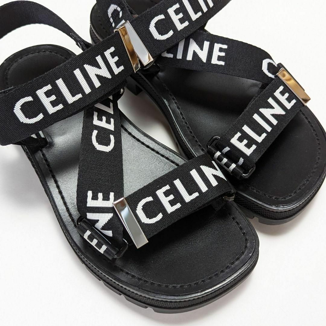 celine(セリーヌ)の今週のお買い得さん⭐セリーヌ　CELINE レオ ストラッピーサンダル　36 レディースの靴/シューズ(サンダル)の商品写真