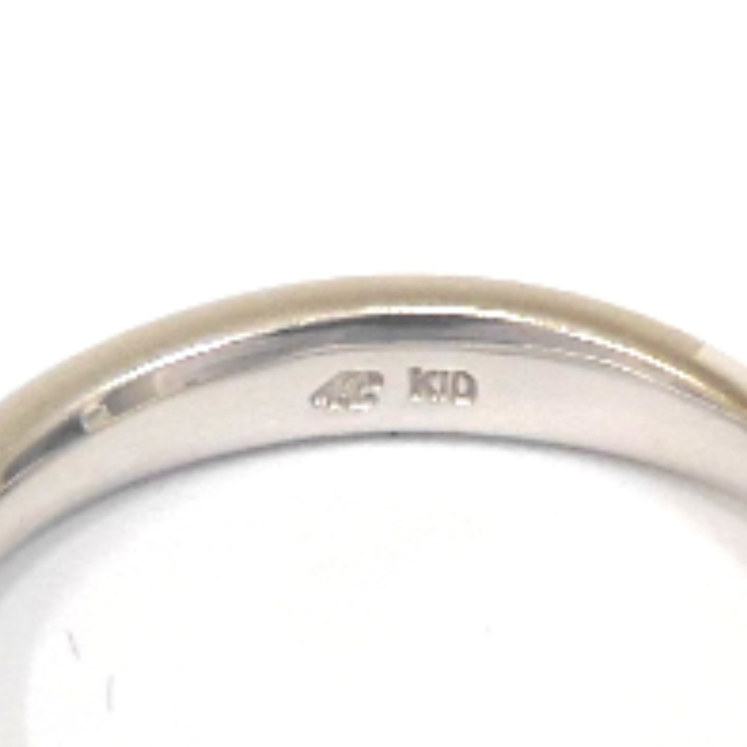 4℃ - ヨンドシー 指輪 ペアリング K10ホワイトゴールド ツイスト