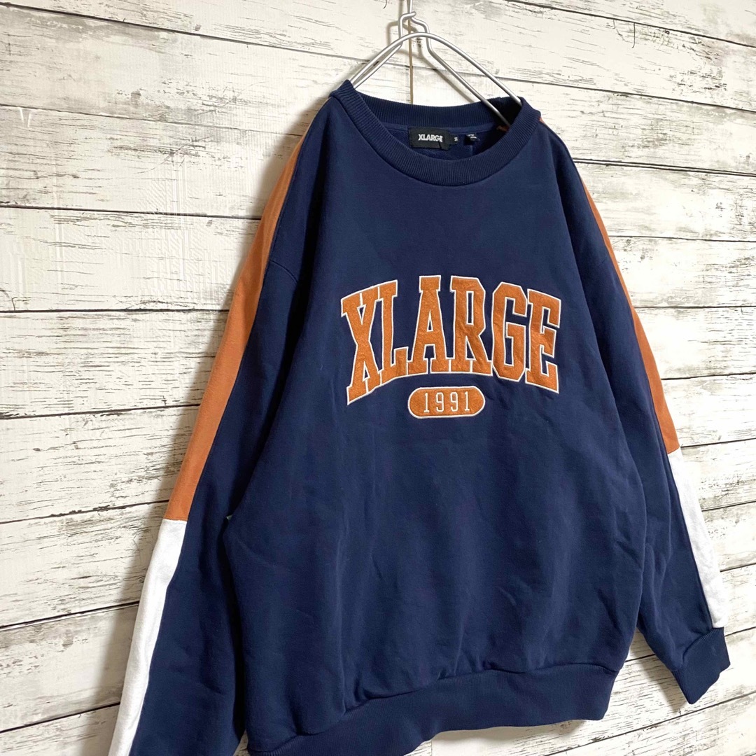 【きりたんぽ着用】 XLARGE  アーチロゴ  緑 紫 希少カラー