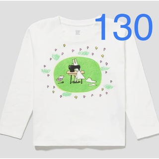グラニフ(Design Tshirts Store graniph)のグラニフ　わたしのワンピース　カバー　長袖Tシャツ　130(Tシャツ/カットソー)