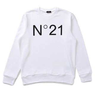 ヌメロヴェントゥーノ(N°21)のヌメロ ヴェントゥーノ N°21 【大人もOK】キッズ ロゴ スウェットシャツ トレーナー ラウンドネック N21588 N0154 0N100(トレーナー/スウェット)